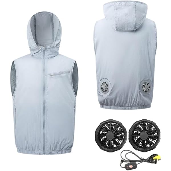 Amazon.co.jp: [Yucahype] ファン付きベスト 20000mah大容量